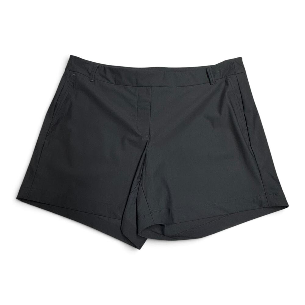 Spanx Sunshine Mid Rise Pull On Shorts Black XL
